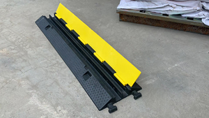 Ống bảo vệ dây cáp bằng nhựa cao su, đạt chứng nhận CE RoHS, dạng dốc giảm tốc đường bộ 2 kênh - Product Image 6