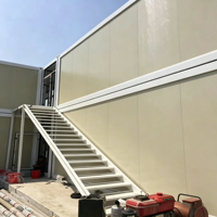 Maison conteneur modulaire personnalisable à 2 étages, maisons conteneurs mobiles innovantes, maisons préfabriquées écoénergétiques