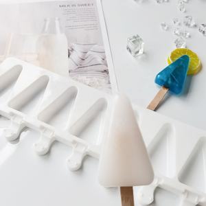 <span class=keywords><strong>Moule</strong></span> à crème glacée en Silicone de qualité alimentaire, 8 trous, triangle, Cube de glace Pop, bâtonnets à glace, Dessert, <span class=keywords><strong>moule</strong></span> à gâteau <span class=keywords><strong>Magnum</strong></span> DIY, fabrication de crème glacée - Product Image 3