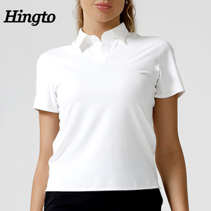 Chemises <span class=keywords><strong>polo</strong></span> <span class=keywords><strong>pour</strong></span> femmes Chemises <span class=keywords><strong>polo</strong></span> de golf personnalisées à manches courtes blanches de haute qualité T-shirt <span class=keywords><strong>polo</strong></span> <span class=keywords><strong>pour</strong></span> femmes - Product Image 1