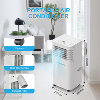 Climatiseur électrique portable portable climatiseur intelligent système de refroidissement d'air AC mobile pour la maison
