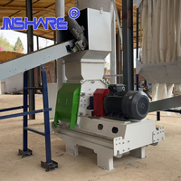 Broyeur à marteaux à biomasse industriel durable de 75 kW homologué CE pour la production de copeaux de bois, de paille et de granulés d'aliments pour animaux