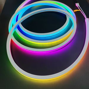 Dc12v DC24V RGB địa chỉ thông minh neon ánh sáng Flex 16*16mm ống RGB pixel không thấm nước LED Neon dải ánh sáng 5M 10M 50m - Product Image 1