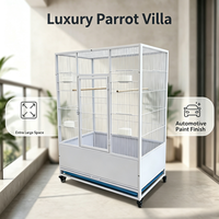 Grande cage de vol pour oiseaux, cage d'élevage et d'accouplement pour perroquets, volière à grillage dense pour pigeons, mynas, calopsites, canaris, fournitures pour cages à oiseaux