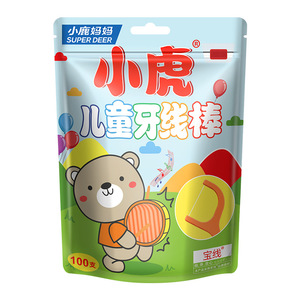 Hilo Dental Infantil Little Deer Mommy, Paquete Familiar de Palillos de Hilo Dental, Palillos de Hilo Dental en Bolsa, Palillos de Dientes de Plástico - Fábrica - Product Image 2