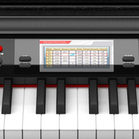 Multi-Function 88 Graded Hammer Action Keyboard Electronic Digital Black Acoustic Upright Piano K60 Model 189 Polyphony
