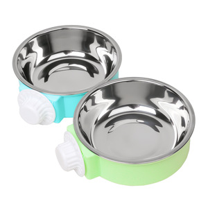 Comedero y Bebedero para Mascotas de Acero Inoxidable, Tazón Colgante para Perros, Contenedor de Agua y Comida - Product Image 6