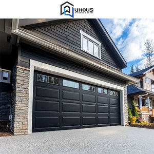 <span class=keywords><strong>Porte</strong></span> de <span class=keywords><strong>garage</strong></span> sectionnelle automatique isolée à bascule en verre pour extérieur, de qualité industrielle, avec garantie de 5 ans - Product Image 2