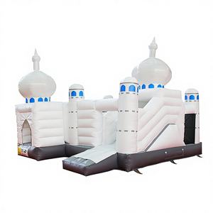 Château gonflable combiné pour aire de jeux pour enfants WINSUN, extérieur, personnalisable en couleur et logo, PVC ignifuge sans plomb - Product Image 1