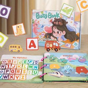 Libro de Actividades Sensoriales Educativas para Niños y Niñas con Autismo, 10 Temas, Diseño Vibrante, Aprendizaje para la Vida Diaria, para Niños Pequeños de 3 a 6 Años - Product Image 1