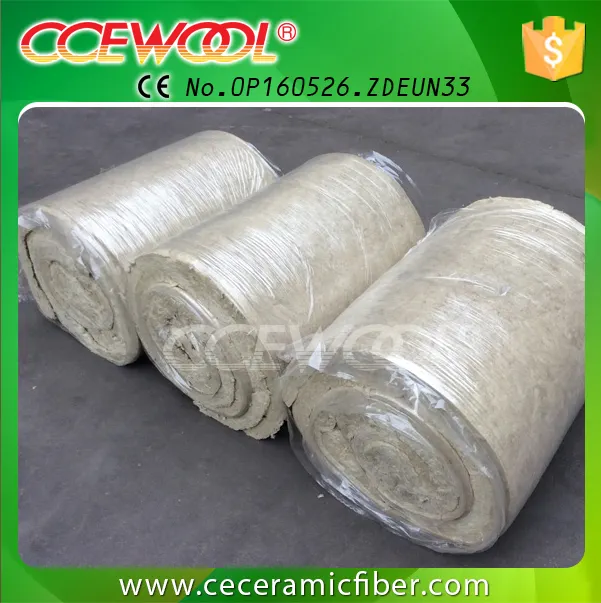 철망사를 가진 CCEWOOL 바위 모직 담요