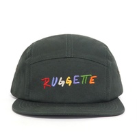Topi Snapback 5 Panel Model Flat Bill Bahan Katun Twill Bordir Logo Custom OEM untuk Pria Wanita, Cocok untuk Olahraga Luar Ruangan dan Lari