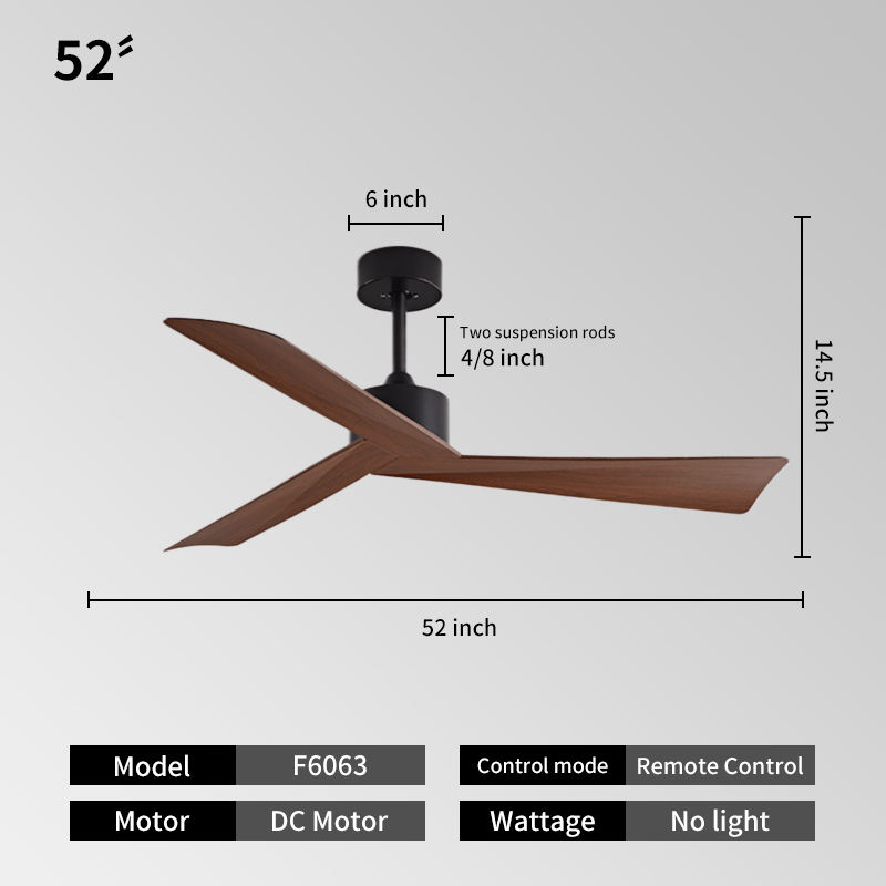 52INCH-Black + Walnut