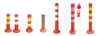 Barrière de chaîne de sécurité bobine de corde en plastique 25 mètres contrôle des foules au parking barrière de maillon de chaîne de trafic
