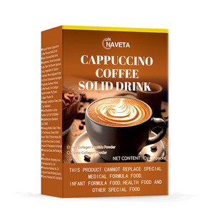 Buitenlandse Handel Grensoverschrijdende Engelse Cappuccino Koffie Solide Drank 2 in 1 10g*10 Pakjes - Product Image 5