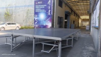 Scènes portables en aluminium X-Legs pour événements extérieurs, plateformes de scène robustes, équipement de scène, à vendre