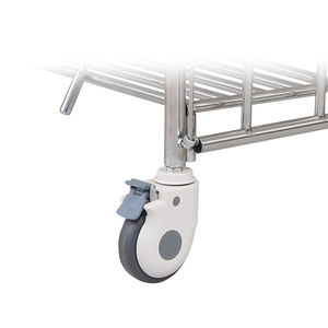 <span class=keywords><strong>Cuna</strong></span> Pediátrica de Acero Inoxidable, Manual, Portátil, Ajustable, con Soporte para Vía Intravenosa - Product Image 6