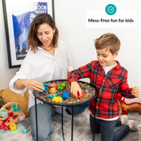 Plateau Tuff avec support pour enfants Table sensorielle pour l'exploration du sable et de l'eau Table de jeu Activités intérieures et extérieures stock bon marché