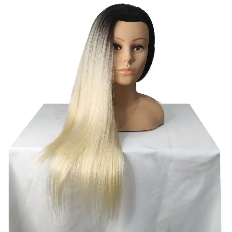 Bán buôn tóc con người đào tạo đầu, thực hành mannequin Head cho phi bện đào tạo tóc