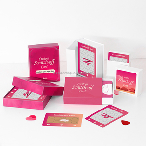 Tùy chỉnh in ấn kỷ niệm ngày cưới món quà ngày đêm <span class=keywords><strong>Scratch</strong></span>-off <span class=keywords><strong>Scratch</strong></span> Off thẻ Set với tùy chỉnh scratchoff lớp mô hình - Product Image 2