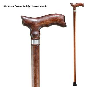 Деревянная трость ручной работы, деревянная трость с деревянной ручкой, легкая Нескользящая трость для пожилых людей - Product Image 4