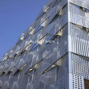Aluminio perforado de <span class=keywords><strong>fachadas</strong></span> Panel edificio comercial materiales centro comercial de Metal de pared revestimiento de fachada - Product Image 6