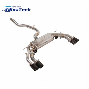Système d'échappement Catback à soupapes avec sorties quadruples et télécommande pour Audi S3 2.0T - Product Image 1