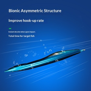 Leurre de pêche en fer de style japonais DUBSTEP pour lancer longue distance, à coulée lente, ailé, imitation poisson, pour la pêche au maquereau espagnol en mer - Product Image 6
