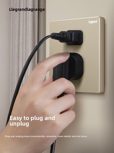 <span class=keywords><strong>Prise</strong></span> Murale Yijing Milan Or 16A pour Climatiseur, <span class=keywords><strong>Prise</strong></span> de Courant à Cinq Trous <span class=keywords><strong>avec</strong></span> <span class=keywords><strong>Interrupteur</strong></span>, Matériau PC, Emballage Inclus - Product Image 4