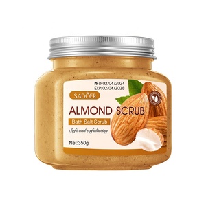 Exfoliant en profondeur hydratant et réparateur Gommage blanchissant pour le corps aux amandes Nettoyage en profondeur Adoucissants à la kératine Exfoliant pour la peau de poulet - Product Image 1