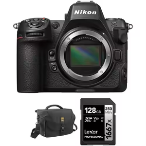 โปรโมชั่นลดราคาปี 2026 สำหรับกล้องมิเรอร์เลส <span class=keywords><strong>Nikon</strong></span> <span class=keywords><strong>Z8</strong></span> พร้อมเลนส์ 24-120 มม. F/4 ชุดพร้อมเมมโมรี่การ์ด 128GB + ชุดฟิลเตอร์ + กระเป๋า - Product Image 4