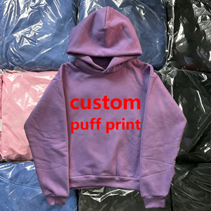 Sudaderas con Capucha de Algodón de Alta Calidad, Estilo Urbano, Oversize, con Estampado de Espuma, Tejido Suave y Cálido, Estilo Moderno, Productos en Stock, Fabricante, Proveedor ODM - Product Image 1