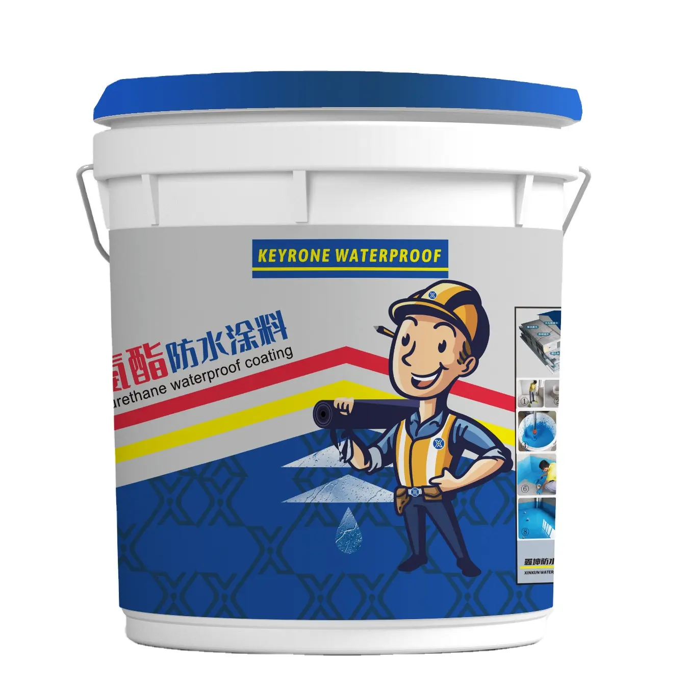 Keyrone Js Polyurethaan Waterdichte Coating Voor Dakbedekking Waterdicht 20Kg