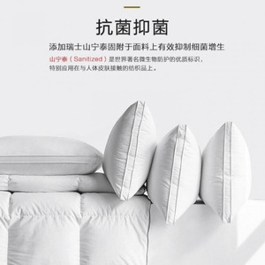 Hotel Supplies 3D Hotel <b>Pillow</b> Core 3 Height Options <b>Neck</b> Support Antibacterial White Rectangle Synthetic Fiber <b>Pillow</b> - Product Image 5