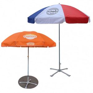 Hot Selling 2M Promotion Strong Beach Umbrella Custom Printed Beach Umbrella Camping Parasol - Product Image 1