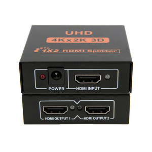 Ready to Ship Black Color 4K Ultra HD <strong>HDMI</strong> <strong>Splitter</strong> 1x2 <strong>HDMI</strong> <strong>Splitter</strong> 1 in 2 Out <strong>for</strong> Xbox DVD HDTV PC Laptop <strong>TV</strong> - Product Image 2
