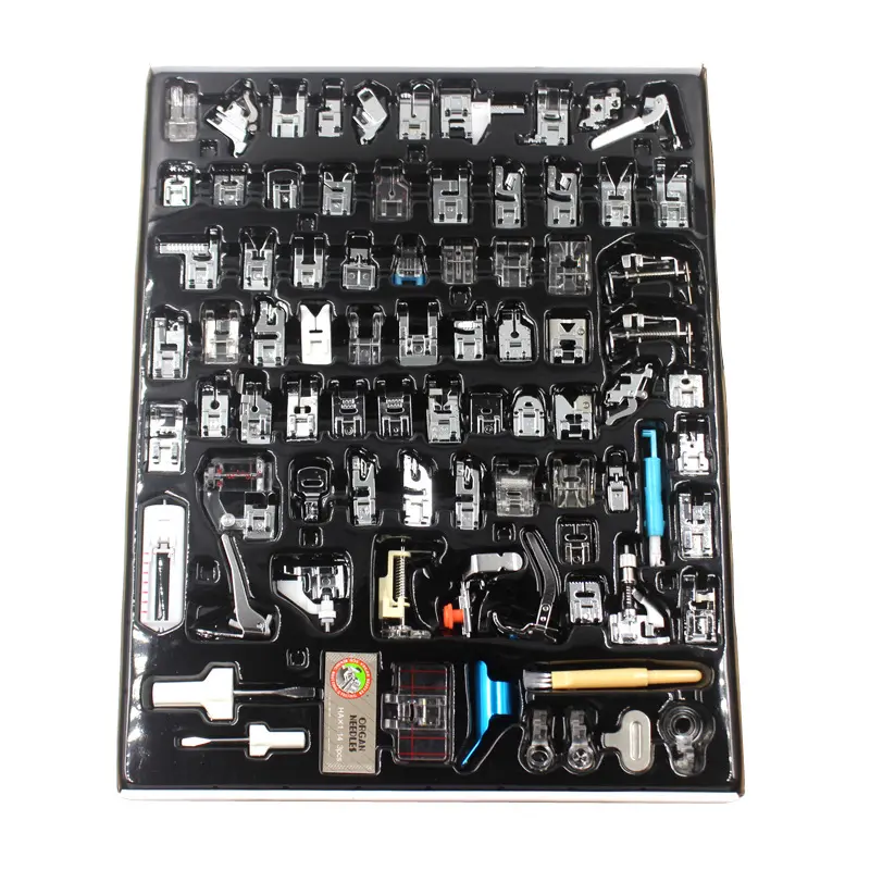 82 PCS Domestic Sewing Machine Foot Presser Feet Kit Set