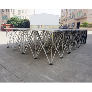 Aluminum decorated event stage portable stage for party decoration - Product Image 1