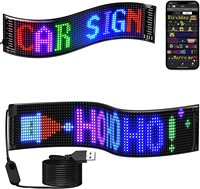 Affichage LED dynamique Donnez vie à votre vidéo musicale avec un panneau matriciel LED et un panneau de signalisation LED RVB flexible pour voiture