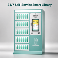 Meubles de bibliothèque HAUMR : Casier intelligent, Armoire de livraison à distance, Étagère ouverte, Distributeur de livres intelligent, Kiosque RFID