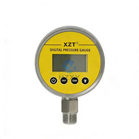XZD100 100mm 4 Inch 700bar Stainless Steel Pressure Connector NPT1/2 LCD Digital Display Pressure Gauge