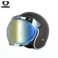 בועת Visors 3-הצמד להרחיב צבעים אופנועים קסדות Flip Up עדשת מגן אופנוע קסדת אביזרי moto casco Capacete מגן