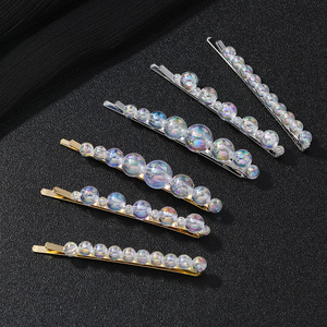 Élégante pince à cheveux en strass pour filles, ensemble de pinces à cheveux simples et tendance - Product Image 2