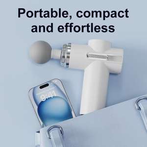 Pistola de Masaje de Tejido Profundo de Alta Calidad con 9 Velocidades y Pantalla LED, Revestimiento de Goma Mate para Relajación Muscular de Atletas, para Cuello y Cuerpo - Product Image 3