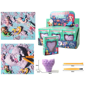 Interesante Juego de Juguetes Arqueológicos, Excavación de Cola de Sirena, Kit de Ciencia de Excavación Arqueológica para Niños - Product Image 2