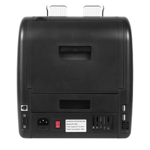 DEUX poches CIS valeur papier comptant machine de comptage compteur de devises compteur d'argent pour USD, CAD,COP,MXN,<span class=keywords><strong>BRL</strong></span>,XOF,XAF - Product Image 4