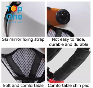 TopOne al aire libre niños adultos nieve monopatín visera capucha hielo Snowboard casco de esquí con gafas - Product Image 5