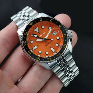 ไซโก้ <span class=keywords><strong>5</strong></span> สปอร์ต ออโตเมติก <span class=keywords><strong>GMT</strong></span> นาฬิกาข้อมือผู้ชาย ตัวเรือนสแตนเลส กระจกฮาร์ดเล็กซ์สีน้ำเงิน ซูเปอร์แมน อนาล็อก ธุรกิจ แฟชั่น - Product Image 6