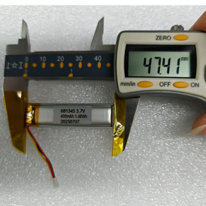 Batería de Estado Sólido de 3.7V 400mAh para Juguetes, Modelo 3.7V 400mAh, Tamaño de Batería 681345 - Product Image 4