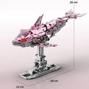 13098 Assembly Block Bricks Mechanical Cyber <b>Dolphin</b> Creative Educational Building Block Set Kids Plastic Collection <b>Toy</b> Juguete - Product Image 6